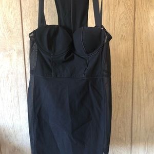 Bustier black dress